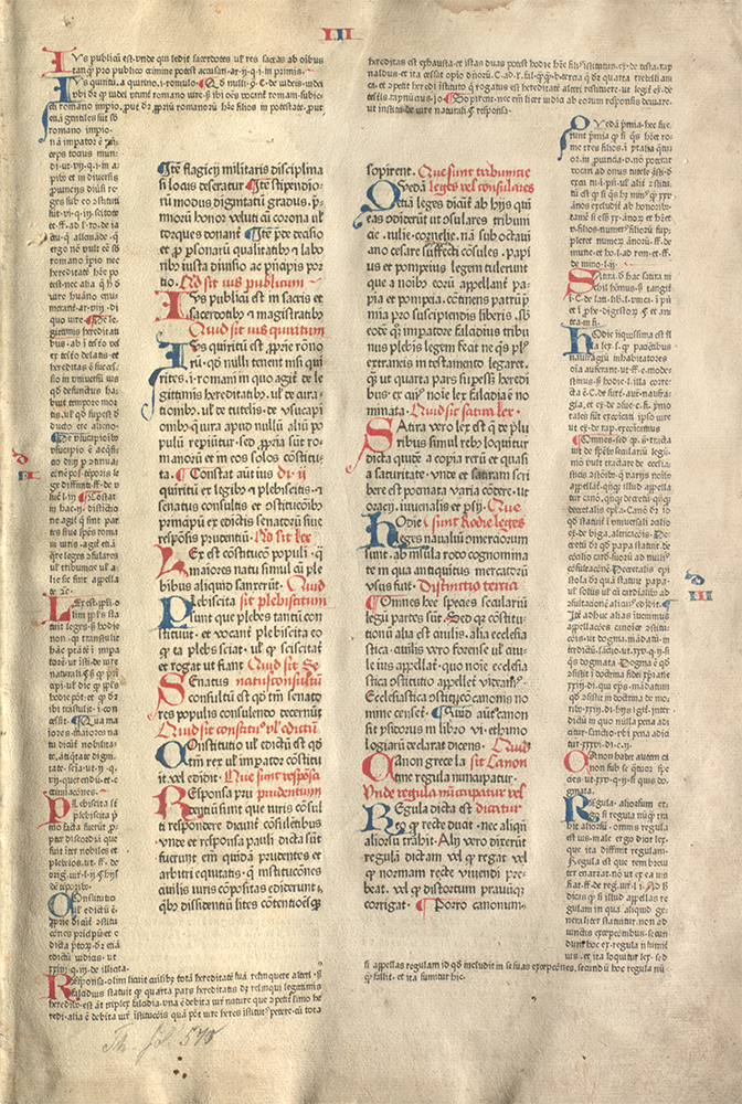 aelteste Druckschrift von 1471